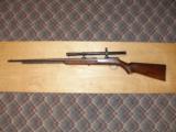 REMINGTON MODEL 34 BOLT ACTION .22 W/PERIOD SCOPE - 1 of 12