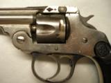IVER JOHNSON ANTIQUE 1893/94 FIRST MODEL SAFETY AUTOMATIC HAMMER REVOLVER SMALL FRAME .32 S&W - 8 of 11