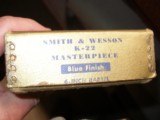 SMITH & WESSON GOLD BOX FOR K-22 MASTERPIECE - 9 of 11
