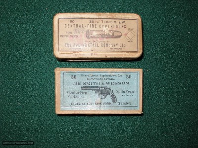 GERMAN COLLECTIBLE REVOLVER AMMO IN AMERICAN CALIBERS