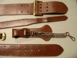 OFFICERS WW II ( PERSONAL PURCHASE ) HOLSTER WITH SAM BROWNE BELTS - 11 of 15