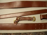 OFFICERS WW II ( PERSONAL PURCHASE ) HOLSTER WITH SAM BROWNE BELTS - 12 of 15