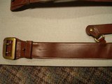 OFFICERS WW II ( PERSONAL PURCHASE ) HOLSTER WITH SAM BROWNE BELTS - 13 of 15