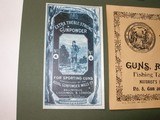 BRITISH GUN TRADE CARDS SUITABLE FOR DISPLAY OR BRITISH PISTOL CASES - 10 of 14