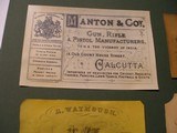 BRITISH GUN TRADE CARDS SUITABLE FOR DISPLAY OR BRITISH PISTOL CASES - 5 of 14