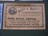 BRITISH GUN TRADE CARDS SUITABLE FOR DISPLAY OR BRITISH PISTOL CASES - 12 of 14