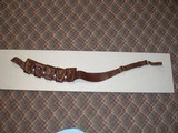 BRITISH P-1903 LEATHER 5 PACKET BANDOLIER - 2 of 11