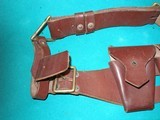 BRITISH P-1903 LEATHER 5 PACKET BANDOLIER - 11 of 11