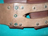 BRITISH P-1903 LEATHER 5 PACKET BANDOLIER - 6 of 11