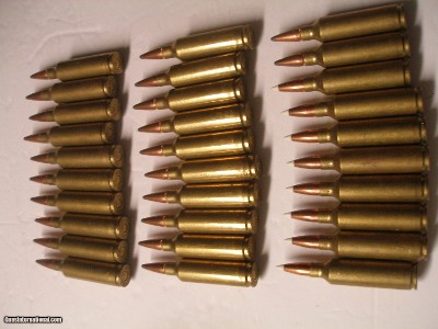 WINCHESTER .270 SHORT MAGNUM LOT OF 30 CARTRIDGES