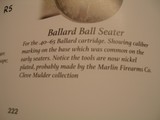 BALLARD / MARLIN BALL SEATER IN .38 - 55 CALIBER - 15 of 15