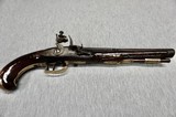 EARLY FLINT LOCK PISTOL - 1 of 6