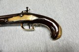 EARLY FLINT LOCK PISTOL - 2 of 6