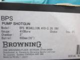 Browning BPS Medallion grade .410 ga. 26" New in box - 7 of 7
