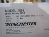 Winchester Model 1892125th Anniversary .357mag. limited edition rifle for 2017 New in box - 9 of 10
