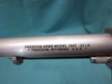 Freedom Arms Model 97 Premier .22LR Custom 6 1/2" MATCH Cylinder New in box - 4 of 5