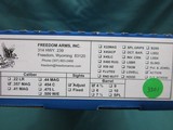 Freedom Arms model 83 Premier .357 Mag.
4 3/4"
New in box - 5 of 5