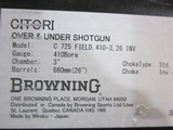 Browning Citori 725 .410ga. 26" New in box - 7 of 7