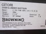 Browning Citori 725 Superlight Feather 20ga. 26" New in box - 10 of 10
