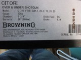 Browning Citori 725 Superlight Feather 20ga. 26" New in box - 10 of 10