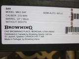Browning BAR .270 Win. MKII Safari 22" no sights New in box - 10 of 10