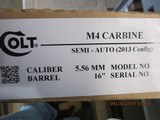 Colt M4 Carbine LE6920MPS-B, 5.56 New in box - 5 of 6