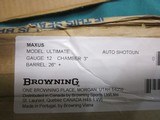 Browning Maxus Ultimate 12ga. 26" New in box - 10 of 10