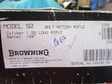 Browning Model 52 Bolt action .22LR. New with box - 13 of 13