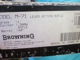 Browning Model 71 Grade 1
.348 win rifle new in box - 11 of 11