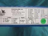 Freedom Arms Model 83 Premier .41 mag. 5 1/4" custom round butt New in box - 5 of 5