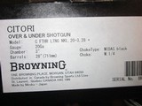 Browning Citori Feather Lightning 20ga. 28"
New in box 2020 shot show - 10 of 10