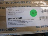 Browning Maxus Ultimate 12 ga. 26"
New in box - 9 of 10