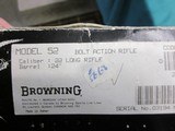 Browning Model 52 Bolt action .22LR. New with box - 8 of 8