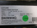 Browning Citori Feather Lightning 20ga. 28" New in box 2020 Shot show - 10 of 10