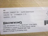 Browning A-5 16ga26" Sweet 16 New inbox - 10 of 10