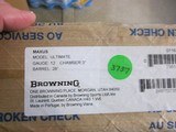 Browning Maxus Ultimate 12 ga. 28"
New in box - 8 of 8
