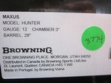 Browning Maxus Hunter 12 ga. 28"New in box - 11 of 11