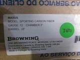 Browning Maxus Carbon Fiber 28" Sporting/Hunting 12ga. new in box - 10 of 10