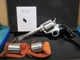 Freedom Arms Model 83 Premier Triple cylinder .454Casull/.45LC/.45acp6"new in box - 1 of 5