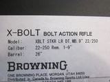 Browning X Bolt 22-250 Stalker Long Range New in box 26" - 9 of 10