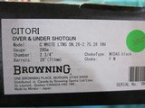 Browning Citori White Lightning 28ga. 28" New in box limited production - 14 of 14