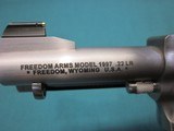 Freedom Arms Model 97 Premier .22LR. Packer Style 3 1/2" NIB - 4 of 5