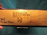 Colt 1862 Pocket Navy 36 Cal. 5 1/2" new in box - 5 of 6