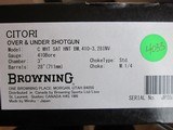 Browning Citori White Satin Hunter .410 ga. 28" new in box Limited - 12 of 12