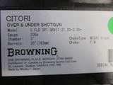 Browning Citori 20ga. Hi-grade 30" Field /Sporting Grade VII New in box - 14 of 15