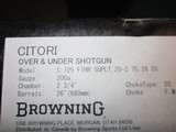 Browning Citori 725 Superlight Feather 20ga. 26" New in box - 12 of 12