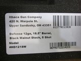 Ithaca Model 37 12ga. Defense 18 1/2" New in box 5 shot - 11 of 12