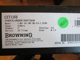 Browning Citori White Satin Hunter .410 ga. 28" new in box Limited - 12 of 12