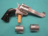 Freedom Arms Model 97 Premier TRIPLE cylinder .357 mag./.38 Special/9mm4 3/4"New in box - 2 of 5