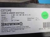 Browning Citori White Satin Hunter 20ga. 28" New in box - 11 of 11